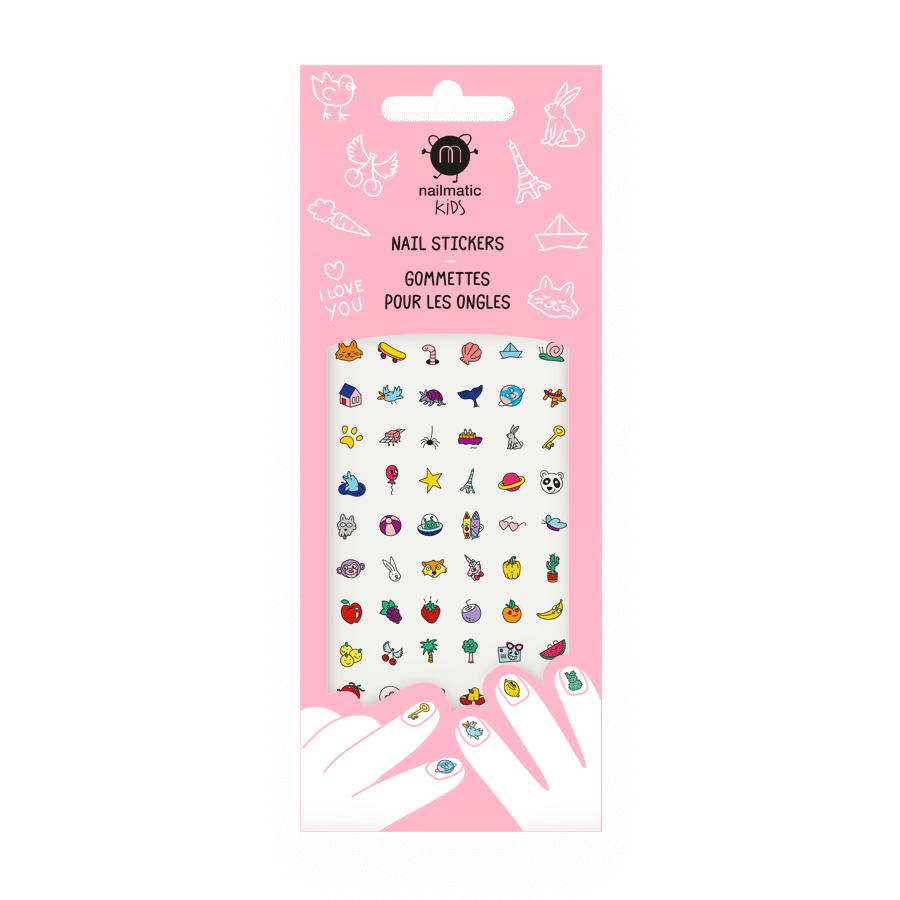 72 Gommettes Ongles Happy Nail