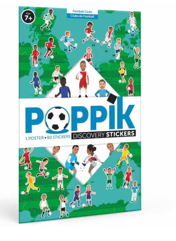 Poster en stickers – Football  Poppik(6-12 ans)