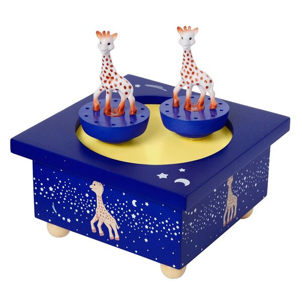 Boite à musique magnétique Dancing Sophie la girafe bleue