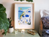 Coffret de peinture au numero – Santorini par Maja Tomljanovic